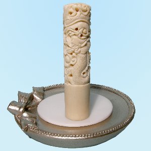 고급인조상아 용조각 6푼(장인정밀조각품)