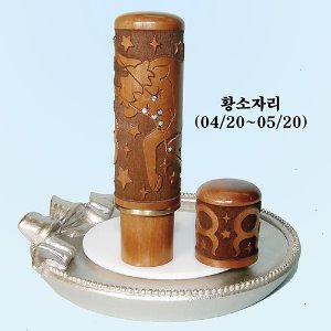 큐빅별자리도장 황소자리 (자석) 6푼 18mm